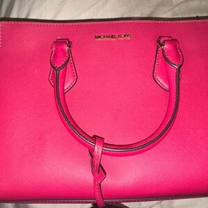 Michael Kors Fuchsia Satchel Bag